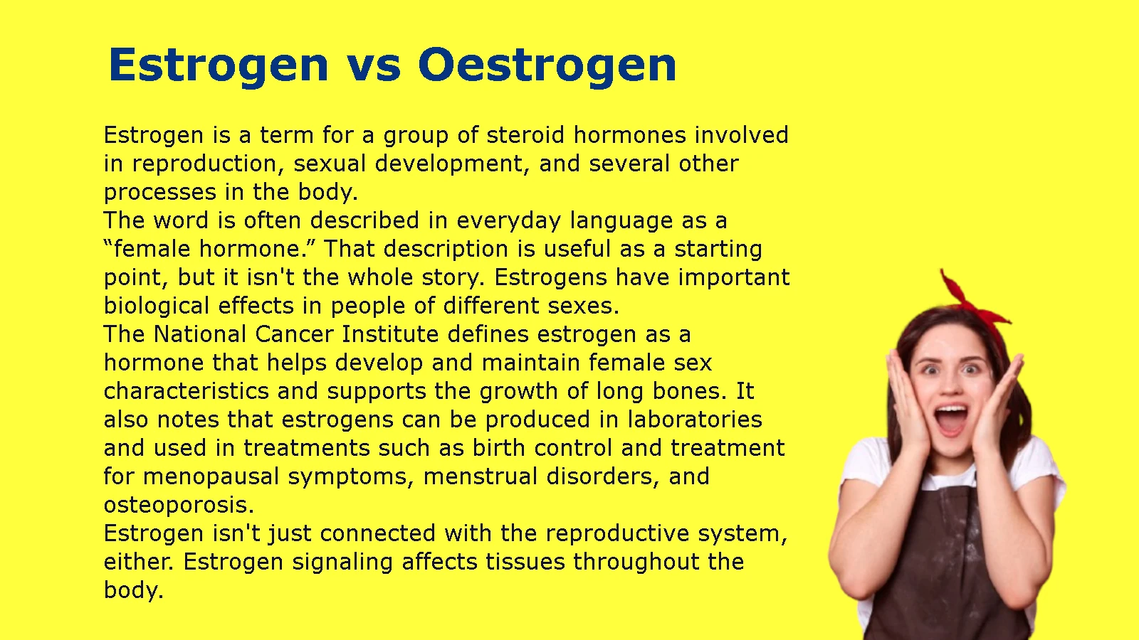 Estrogen vs Oestrogen