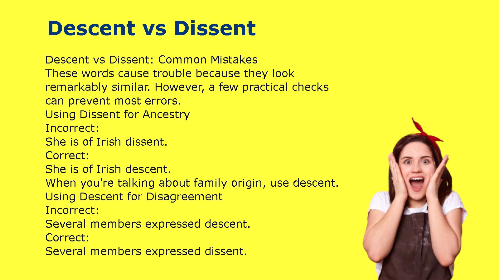 Descent vs Dissent