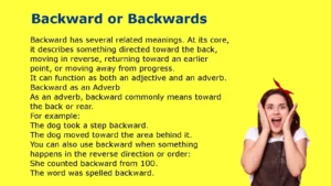Backward or Backwards