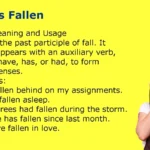 Fell vs Fallen