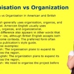 Organisation vs Organization