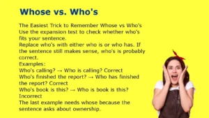 Whose vs. Whos